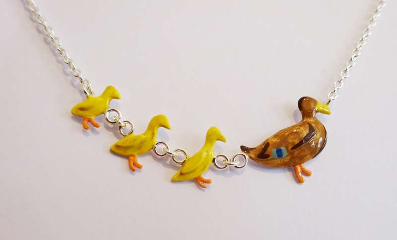 Duck Family Necklace